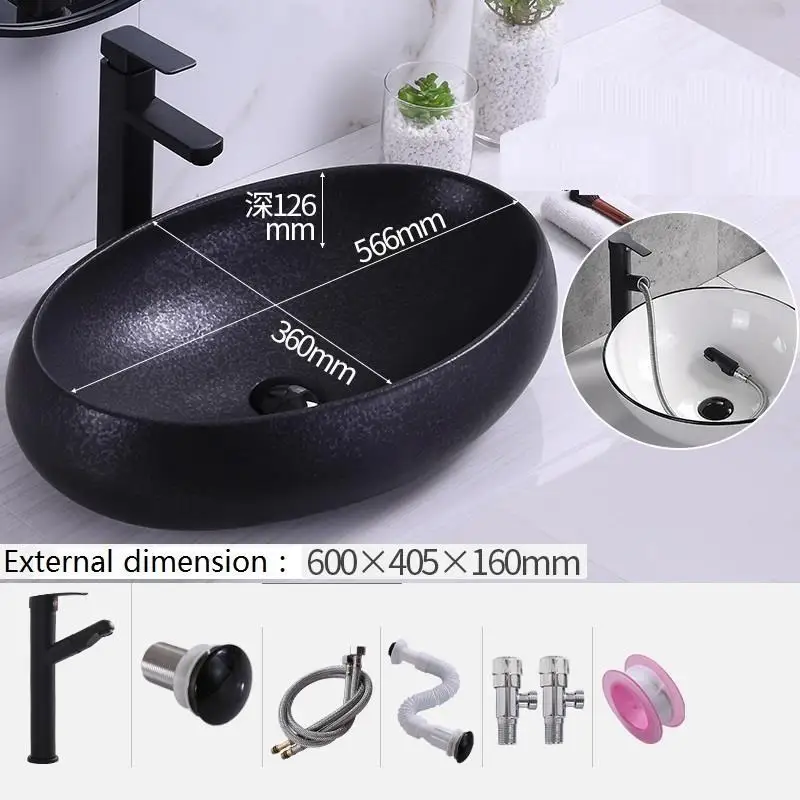 Lavagem Wastafel Mano миска для ванной комнаты Lavabo Pia Cuba Banheiro раковина для ванной комнаты - Цвет: MODEL D