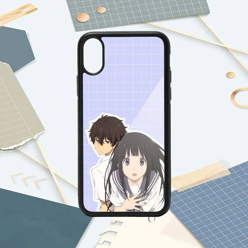 

Hyouka Japan anime Phone Case PC for iPhone 11 12 pro XS MAX 8 7 6 6S Plus X 5S SE 2020 XR