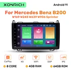 Автомагнитола 2 Din на Android 11 с GPS, головное устройство для Mercedes Sprinter W906 Benz B200 A B Class W169 W245 Viano Vito W639 Multimeida