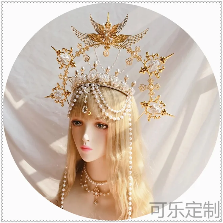 Лидер продаж великолепная цепь корона для волос аксессуары Косплэй девушка