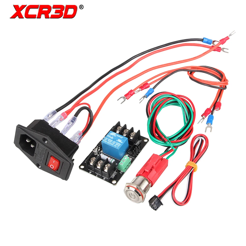 XCR3D 3D принтеры Запчасти Мощность модуль контроля офф продолжают играть