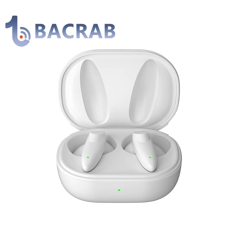 

Bacrab Pro 8 Mini Bluetooth 5.2 Smart Touch Control Wireless Headphones with Charging Box IPX5 Waterproof Music Earbuds HD Call