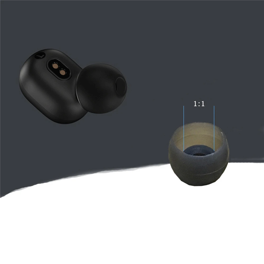 Силиконовые наушники-вкладыши удобные безболезненные амбушюры для Xiaomi Redmi Airdots