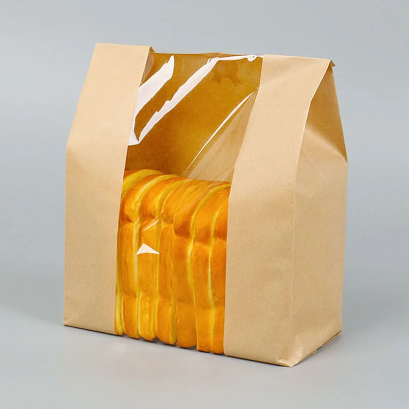 Sale 50pcs пакеты из крафт бумаги пищевые чайные маленькие для сэндвичей хлеба