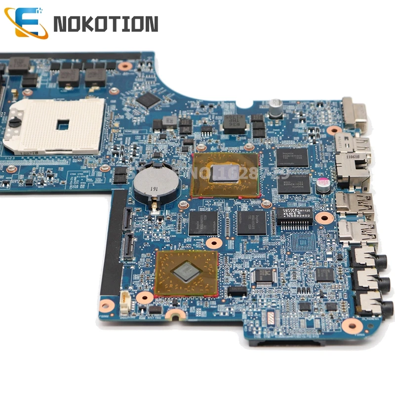 NOKOTION 650854 001 665284 665281 для HP Pavilion DV6 6000 серия материнская плата ноутбука гнездо FS1 DDR3 с