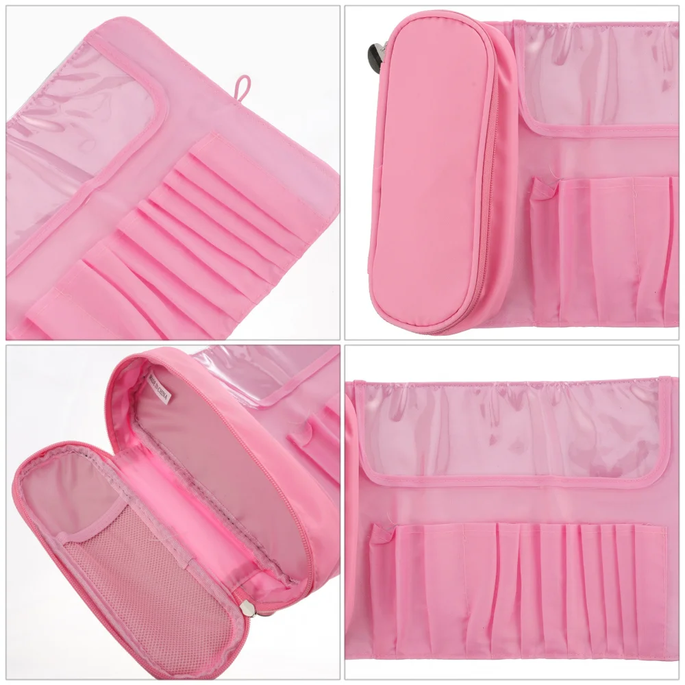 

Multifunctional Makeup Brushes Rolling Case Cosmetic Pouch Toiletry Organizer