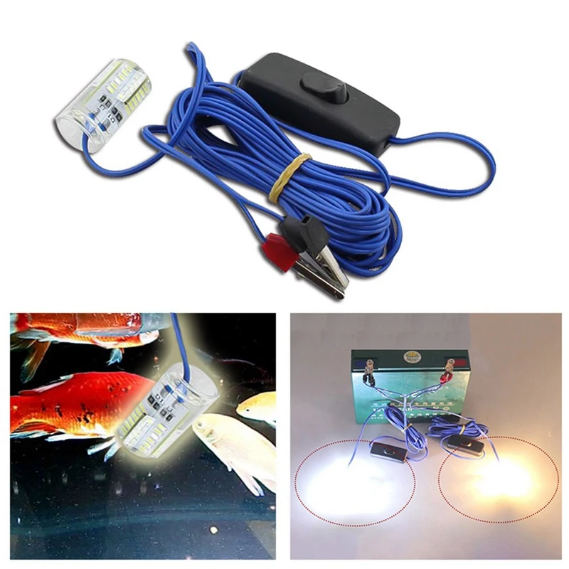 12V 5W Светодиодная лампа светильник 2835 SMD 48 Светодиодный подводный светодиодный