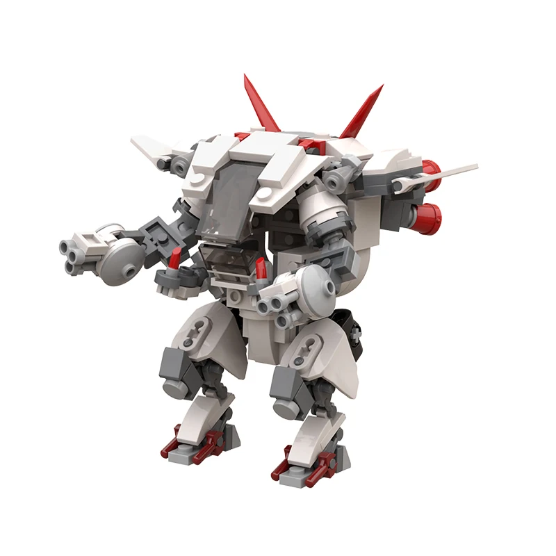 

White Rabbit Walking Armor Assault Model Building Blocks D.va Game Animal World Bricks Education DIY MOC Children Toys Gift