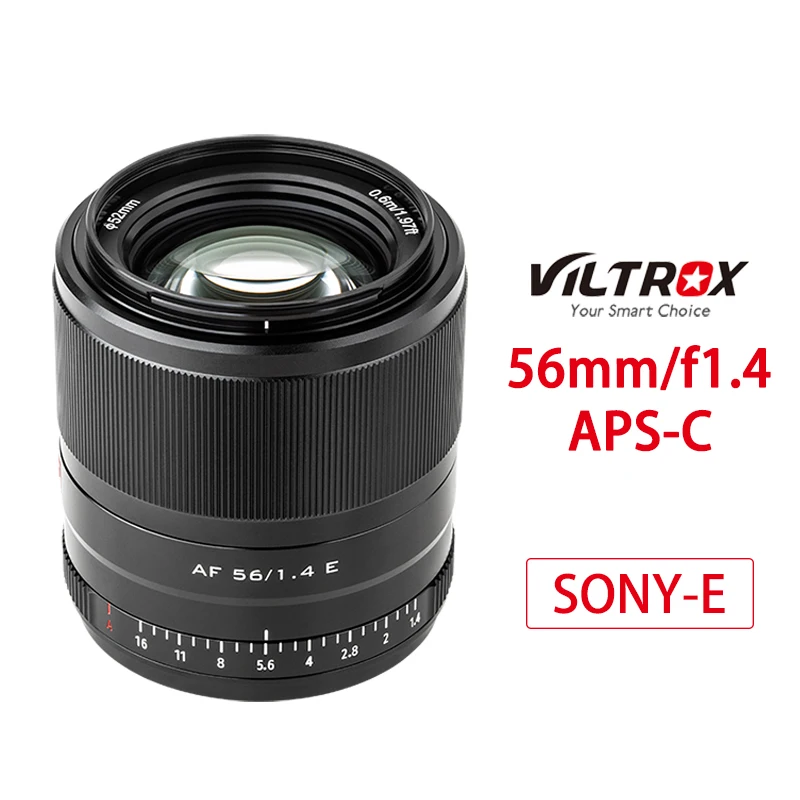 

Viltrox 56mm F1.4 E mount Lens for SONY E Cameras STM AF APS-C Fixed Lens for Sony A7M3 A9 A7RII A7C A7RIII A7RIII A7R3