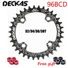 Звездочка для велосипеда, для узких и широких звездочек, 96 + 94 BCD, кольцо цепи велосипеда, 32T, 34T, 36T, 38T
