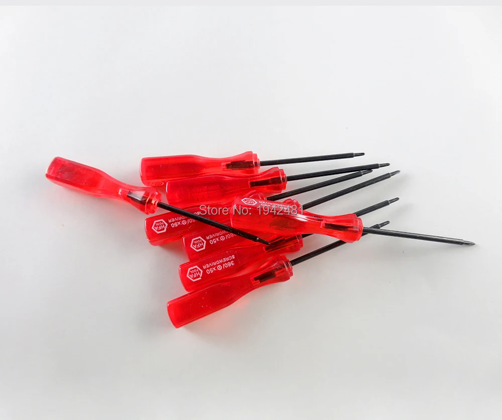 6PCS FOR NS Switch Joy Con PSP GBA DS 3DS XL Tool 1.5MM Y Red Screwdriver Tri Wing screwdriver 1.5MM Y screw drive images - 6