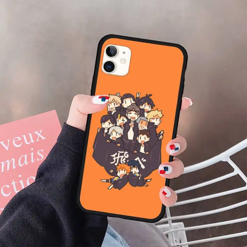 

Japan anime volleyball Haikyuu Phone Case for iPhone 11 12 pro XS MAX 8 7 6 6S Plus X 5S SE 2020 XR