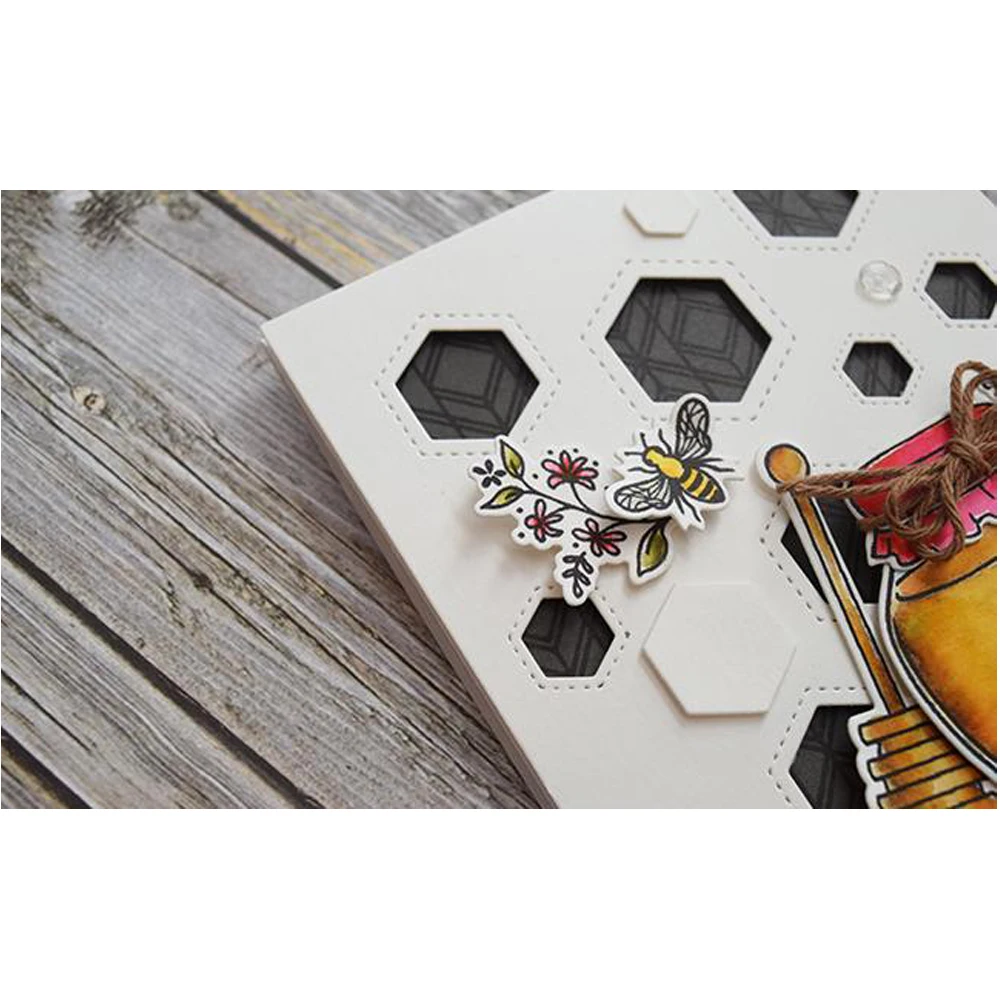 Пустотелые шестигранные узоры металлические высекальные штампы пустотелые