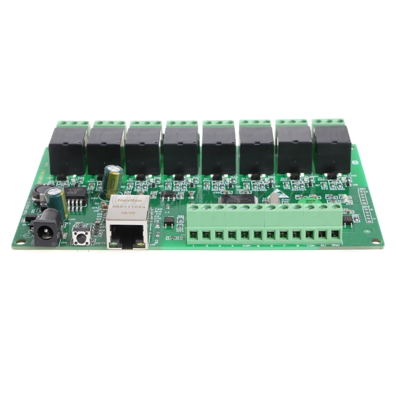 8 каналов РЕЛЕ сети ip реле сетевое реле двойной Управление Ethernet RJ45 интерфейс