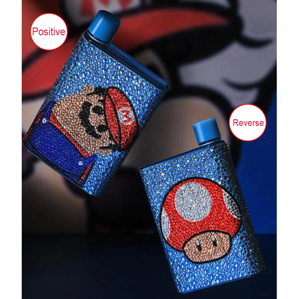 

New DIY Special Shaped Diamond Painting 350ml Portable Water cup Cross Stitch Kits Diamond Embroidery Crystal Arts Craft Gift