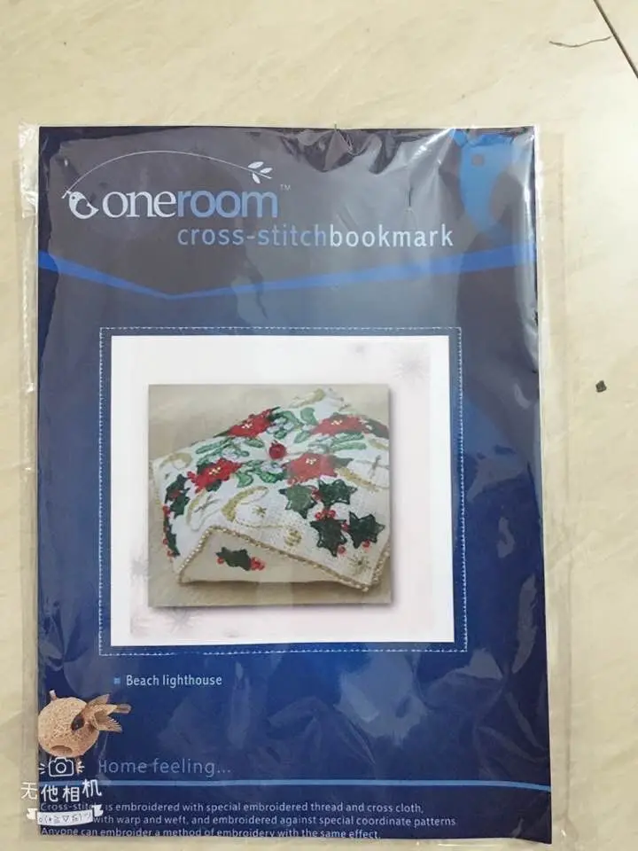 Белая тканевая подушка для вышивки набор рукоделия Biscornu хлопковой нитью счетный