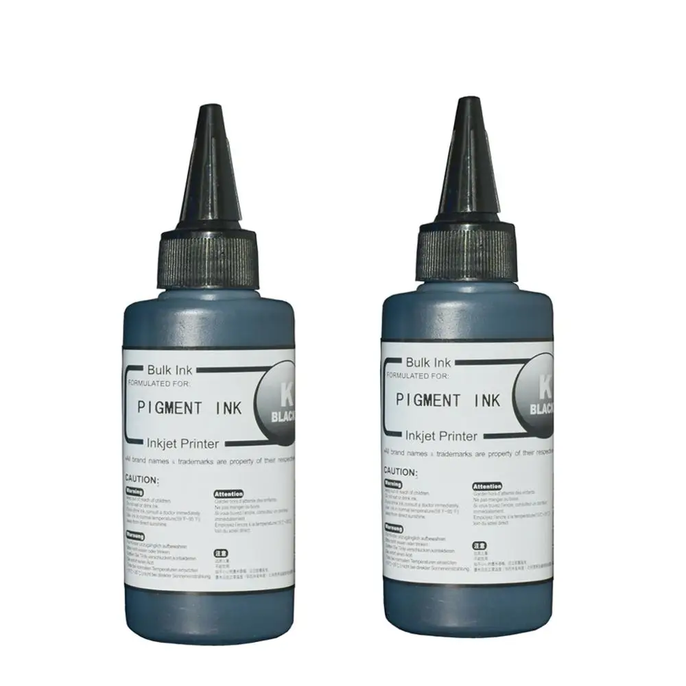 

For Epson Pigment ink Universal for All Epson Inkjet Printer Bulk Ink CISS Ink Waterproof 4x100ml with 10ml syringe