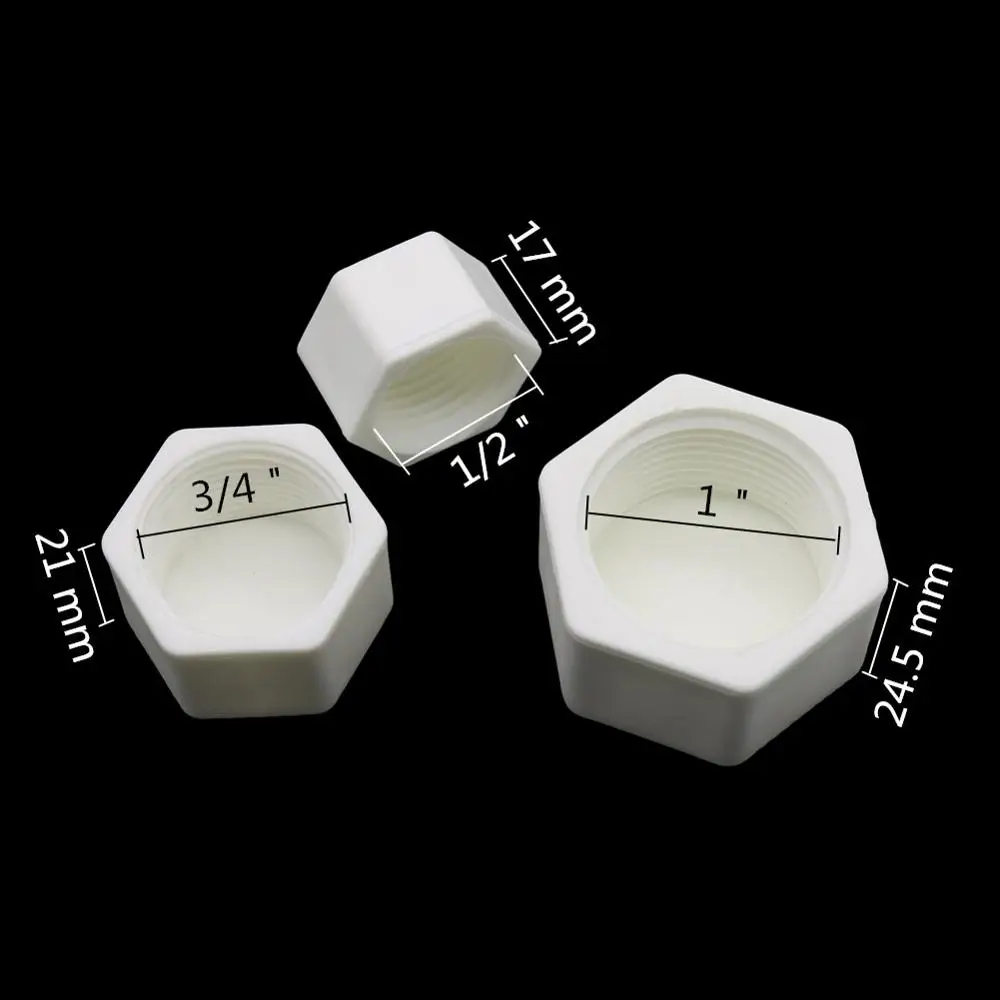 Пластиковые концевые соединители с резьбой 1/2 'ɳ/4'' 1 '' шестигранные