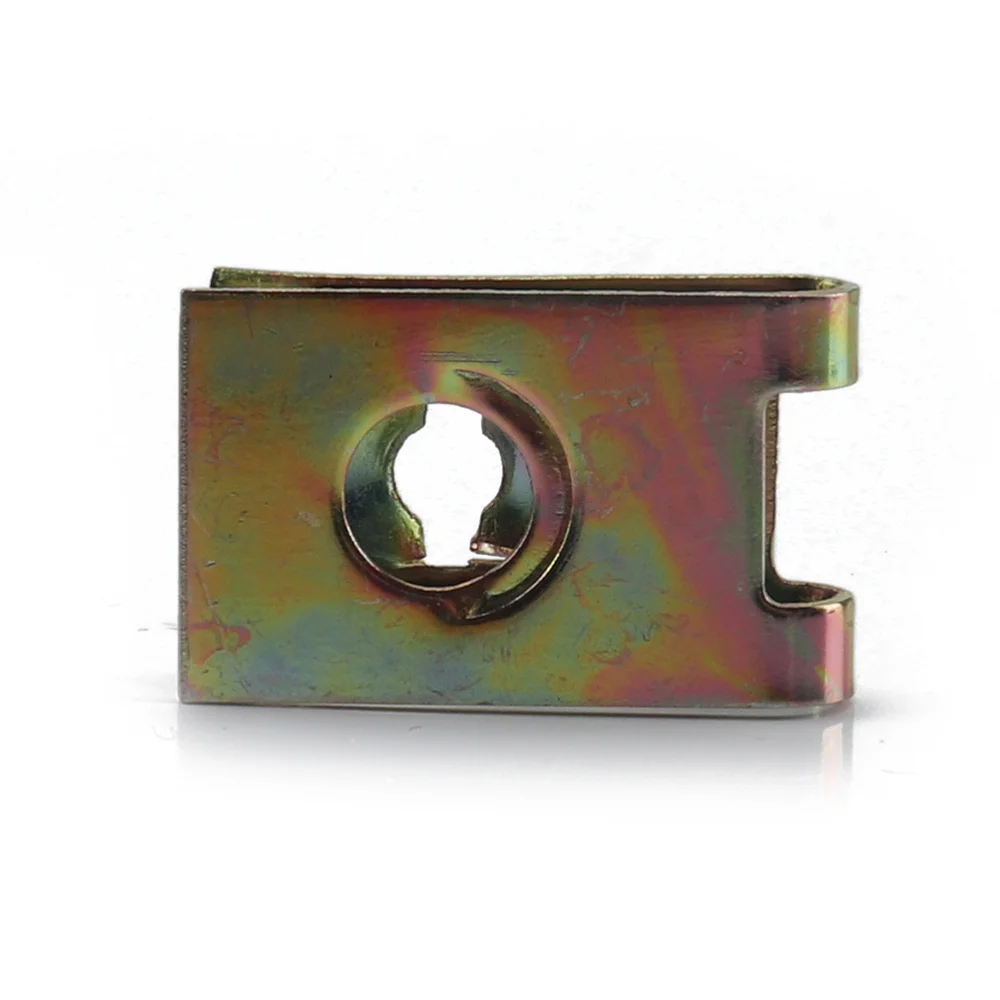 

80pcs Motorcycle Fairing Bodywork Panel No.10 Manganese Steel U Clips Spire U Clip U Nut Fasteners