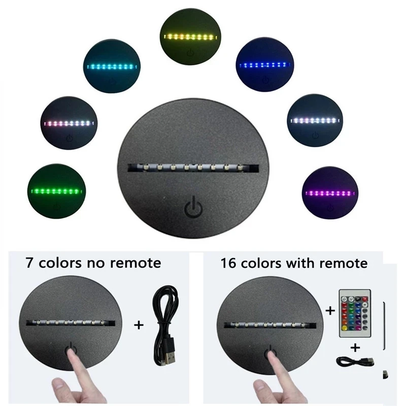 Светодиодный ночник 3D в виде комикса с мультяшным персонажем из мультфильма