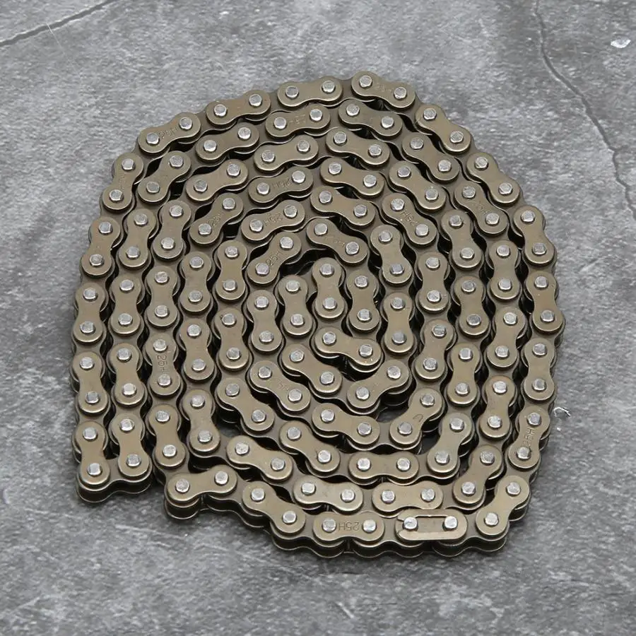 Цепь для мотоцикла 25H 158 звеньев цепь из нержавеющей стали подходит 47cc 49cc
