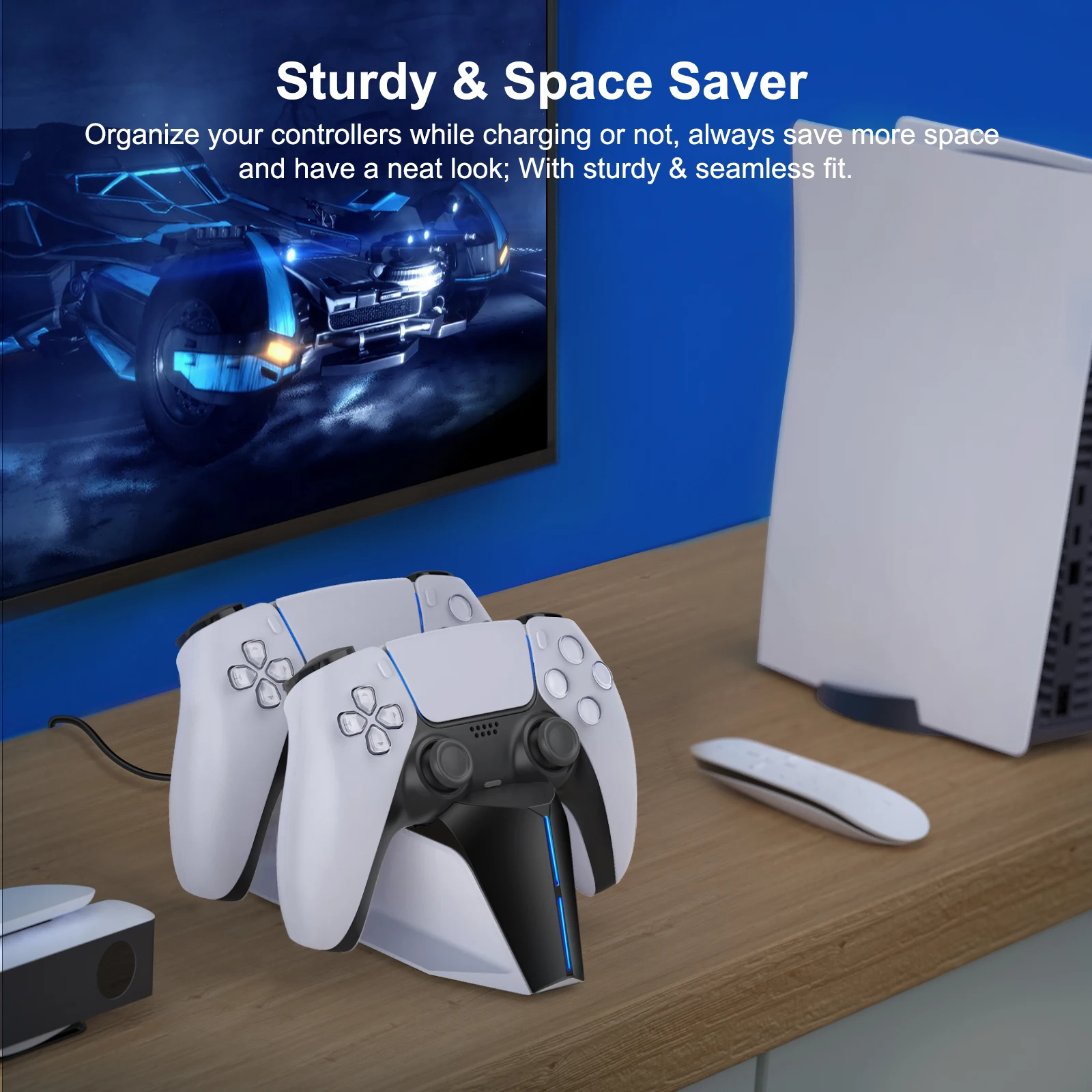 Зарядное устройство для беспроводного контроллера Sony PlayStation 5 док-станция с LED
