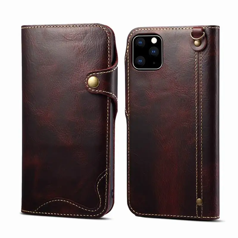 Роскошный чехол из натуральной коровьей кожи для iPhone 6 6S 7 8 plus X 10 XS Max XR 11 Pro 2019 с