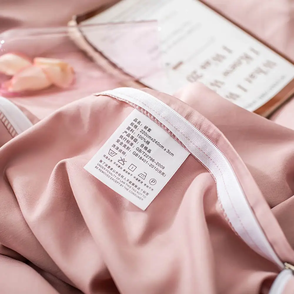 

Svetanya Feather Embroidery Egyptian Cotton Linens Twin Queen King Size Bedding Duvet Cover Set Flat Fitted Sheet