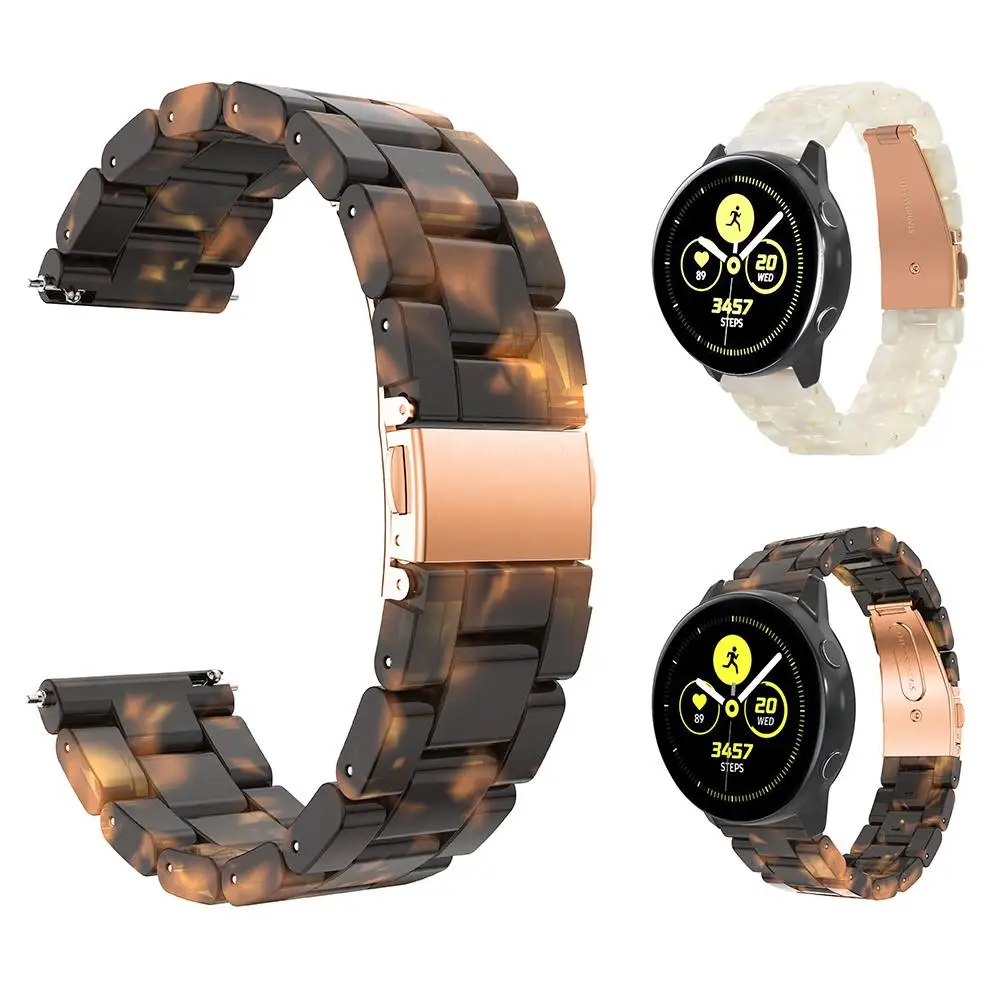 Для Galaxy Active/Active 2 умный Браслет из смолы Ремешок Премиум нержавеющей Спорт замена