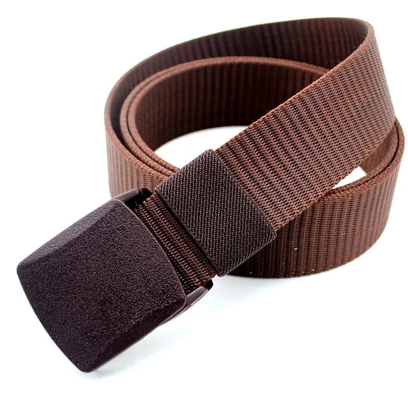 

Hot sale Men /women belt High Quality Automatic Buckle Nylon Belt OutdoorTravel Tactical Waist Belt Unisex add long Belts 140cm