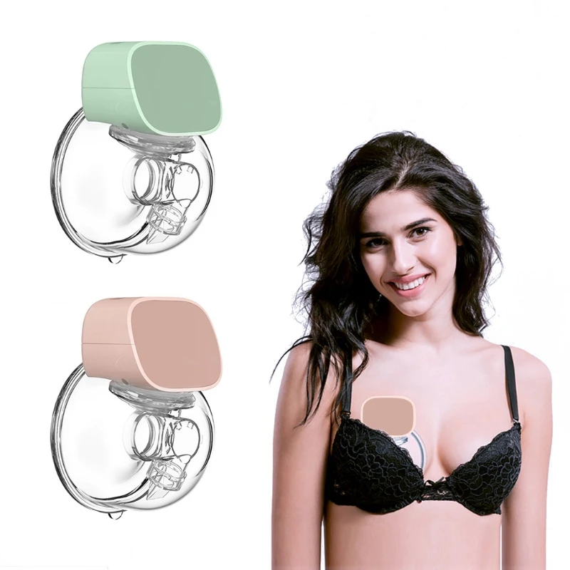 

1Pc Electric Breast Pump Silent Wearable Automatic Milker Hands-Free Milk Extractor