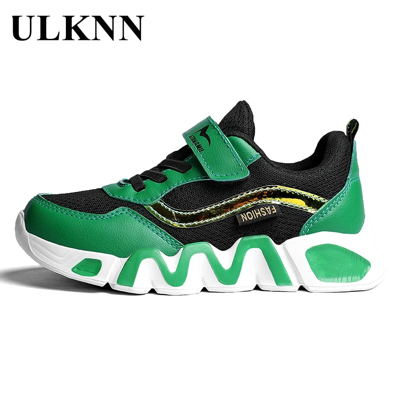 

ULKNN Boys Casual Shoes Soft Bottom Sneakers Shoes Non-slip Outdoor 2021 New Children Kids Shoes Spring Comfortable Footwears