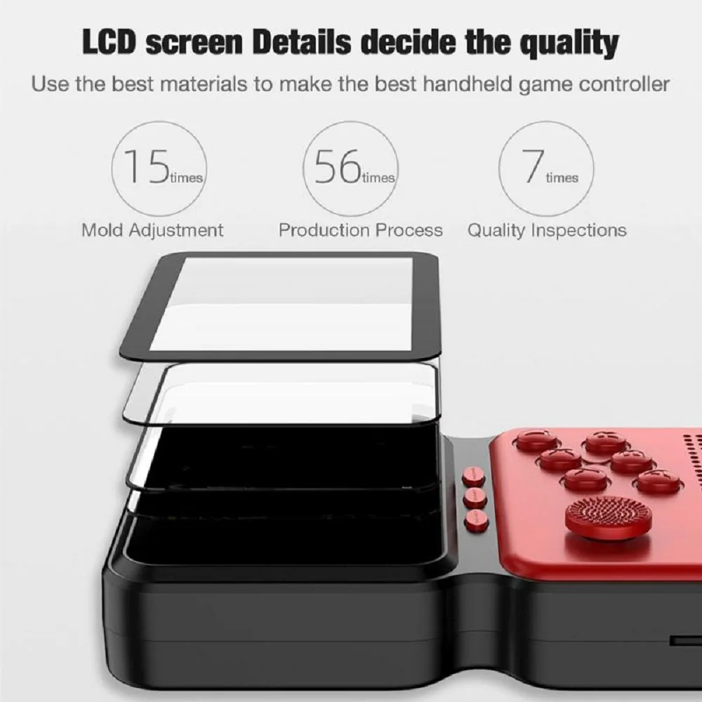 

The new retro mini portable handheld game console 16-bit 3.0-inch LCD children's color game console with more than 990 games