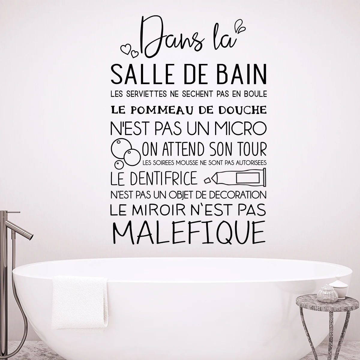 Sticker Mural Citation Les Regles Des Toilettes Vinyle Stickers Muraux Salle De Bain Salle De Bain Wc Decoration Papier Peint Wall Stickers Aliexpress