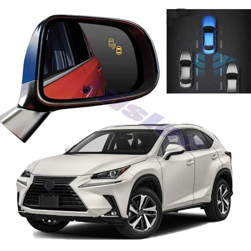 

Car BSM BSD BSA Radar Warning Safety Driving Alert Mirror Detection Sensor For Lexus NX AZ10 2015 2016 2017 2018 2019 2020
