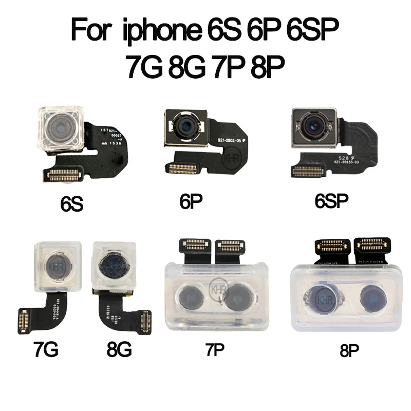 Original Camera For iPhone 6 6s 6SP 7G 8G 7Plus 8Plus Back Camera Rear Main Lens Flex Cable Camera For iphone 7Plus 8Plus Camera enlarge