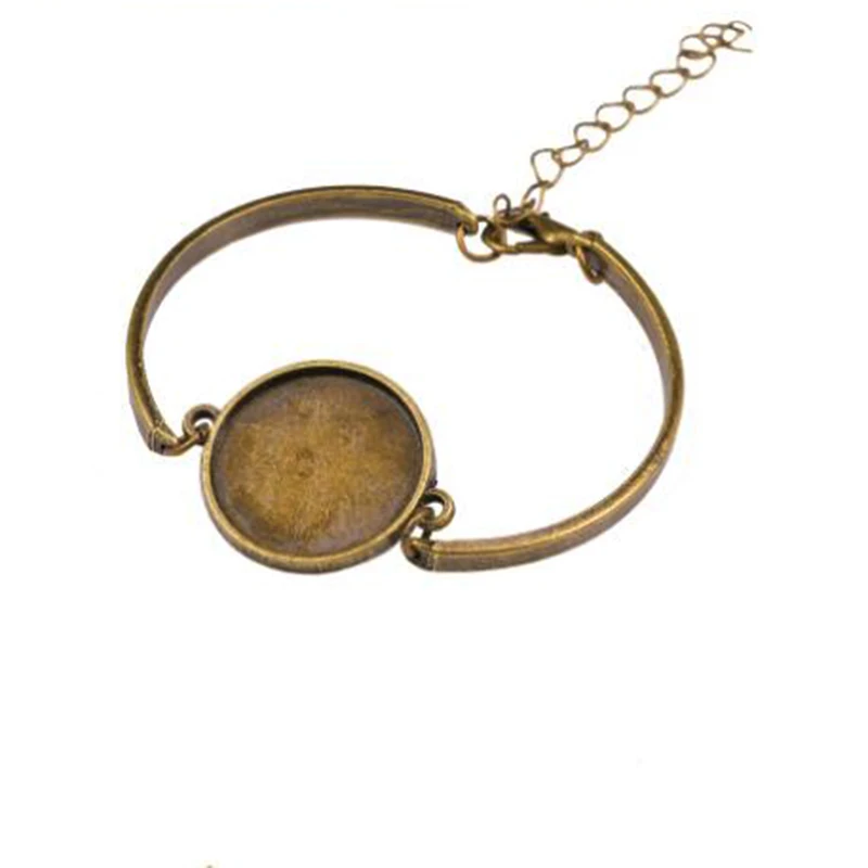 Новые 10 шт сублимации браслеты круг база Мода теплопередача DIY пустой браслет