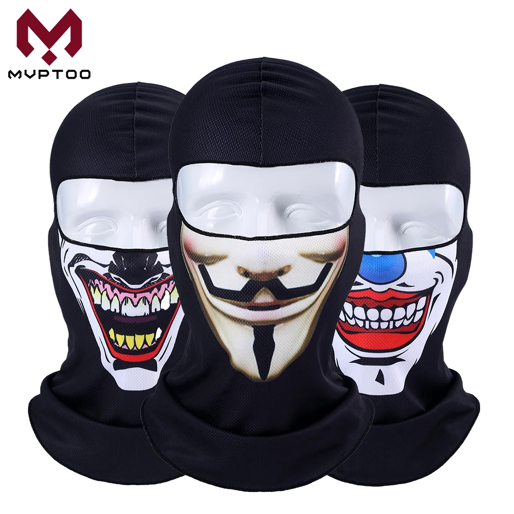 3D Orcs клоун Балаклава Джокер V для Vendetta Маска подшлемник мото мотоцикла мотоциклетная сноуборда Лыжная Шапка сноубордиста ШЛЕМ ЛАЙНЕР Байкер лицо щит Кепка для мужчин и женщин подшлемник для мотошлема