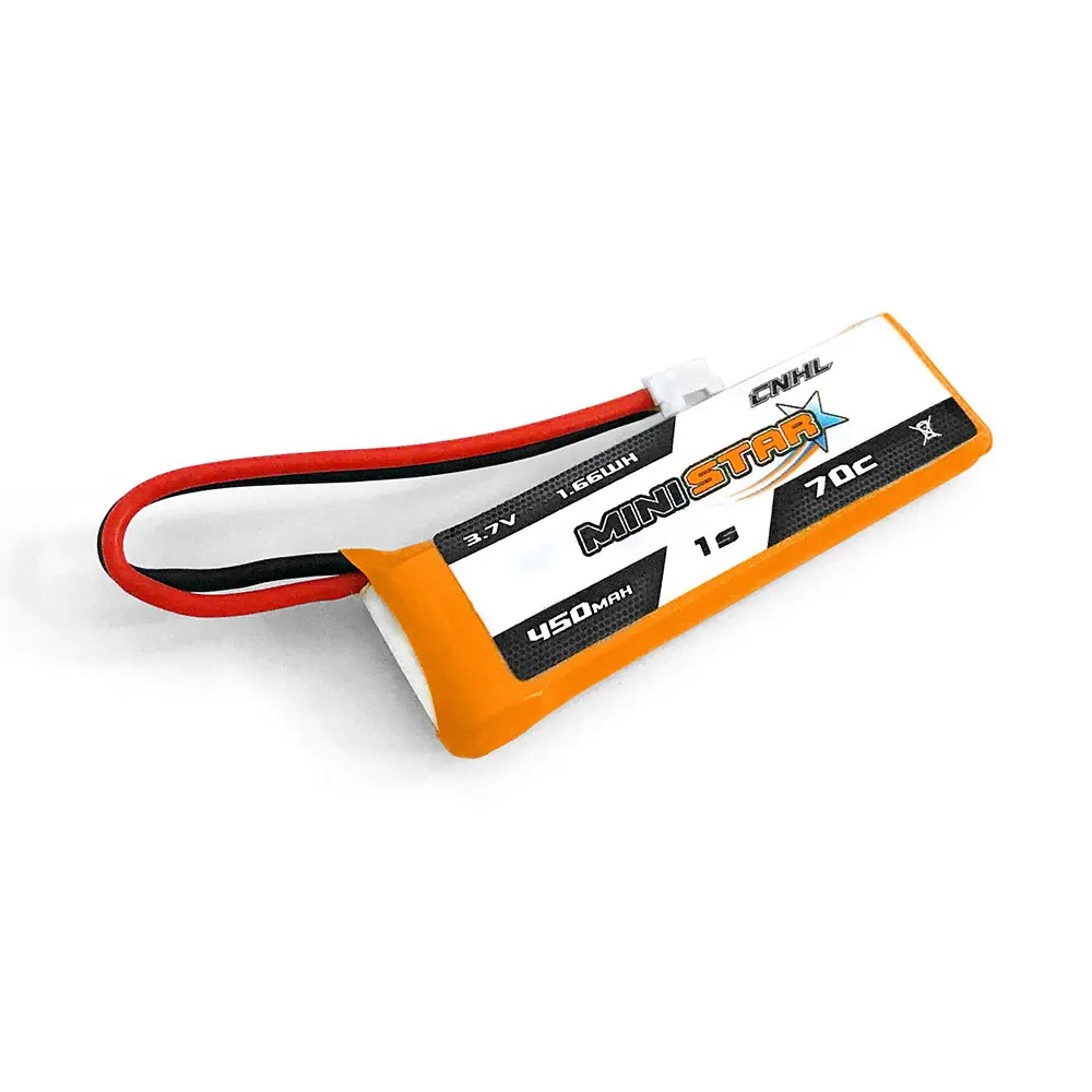 8 шт. батарея CNHL MiniStar 450 мАч 3 7 В 1S 70C Lipo с PH 2 0 для EMAX TinyHawk | Игрушки и хобби