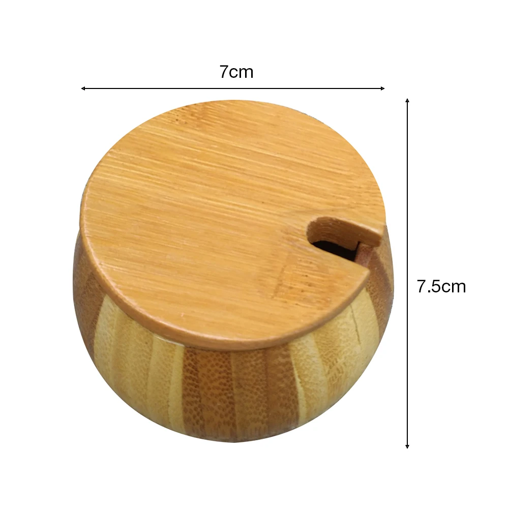 

Innovative Bamboo Seasoning Jar Kitchen Seasoning Bottle Bamboo Salt Can Spice Jar Salt Shaker With Lid