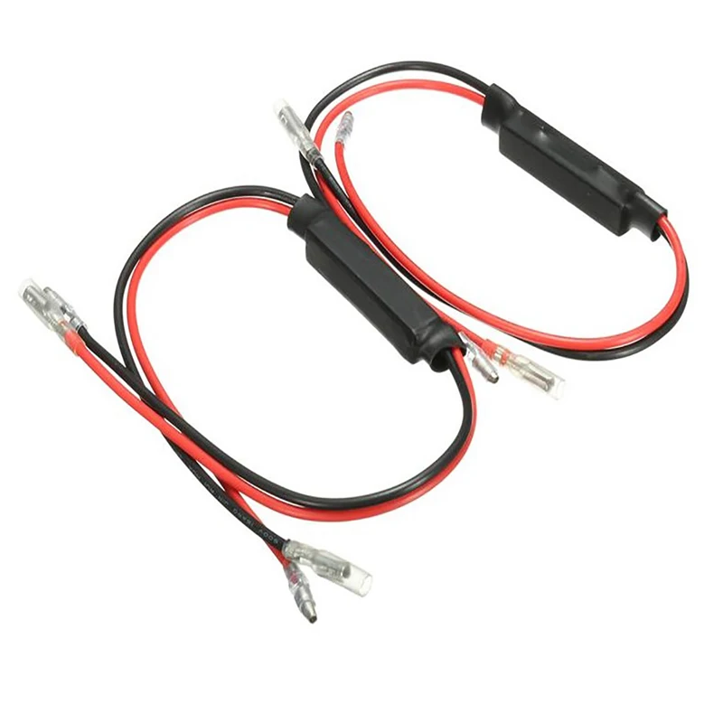 

Motorcycle 12v Load Resistors LED Flasher Resistor Turn Signal Indicator Lights