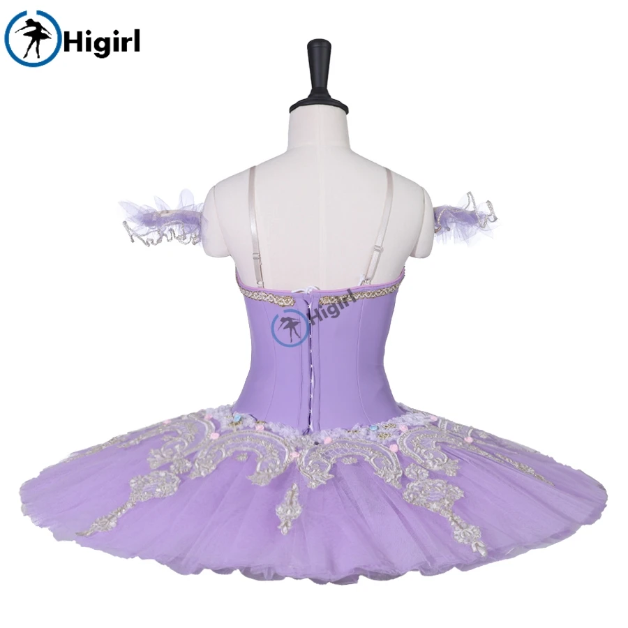 Детская сиреневая профессиональная балетная пачка Спящая красавица для женщин, взрослое балетное платье, сценический костюм BT9059C