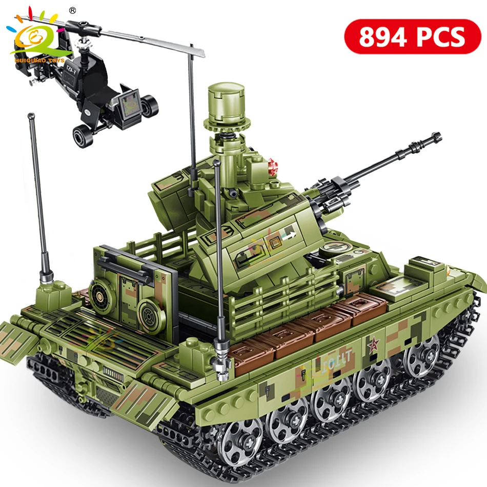 Конструктор HUIQIBAO военный 2 мировая война 894 шт. | Игрушки и хобби