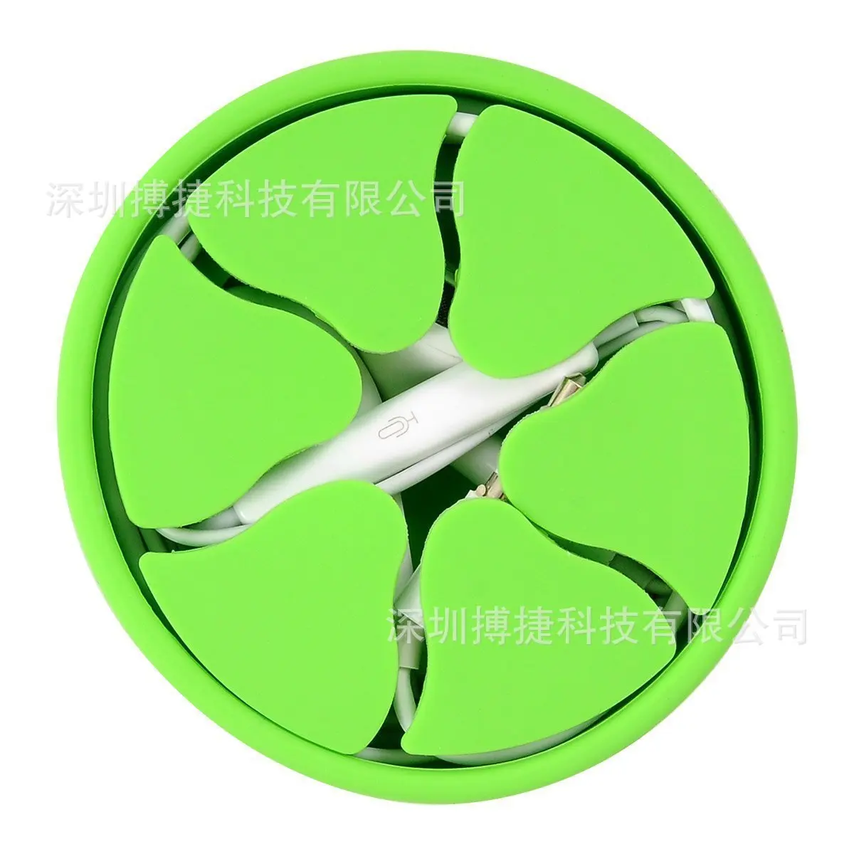 Сумка для хранения гарнитуры коробка круг силикагель мобильный телефон кабель