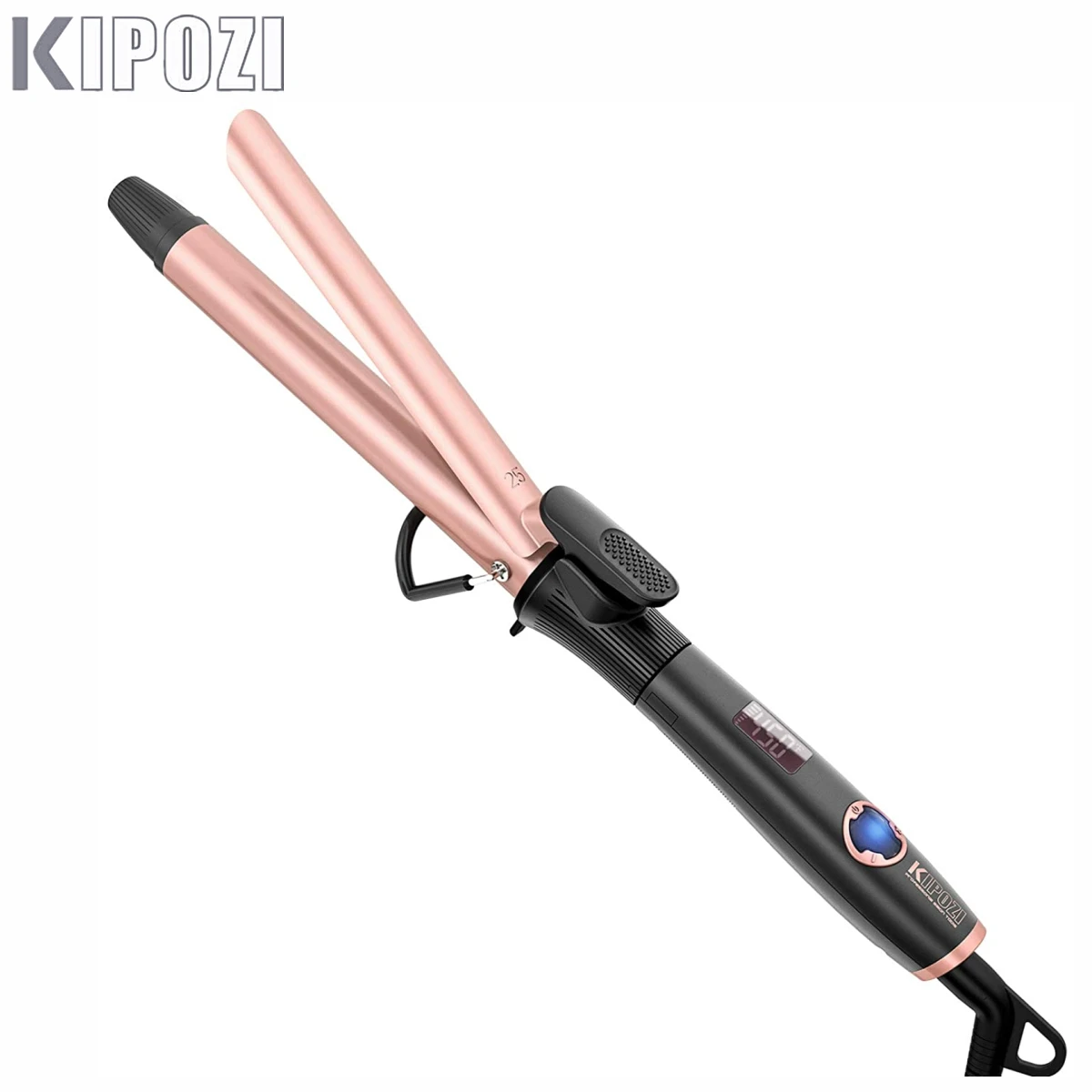 

KIPOZI Professional Hair Curling Styling Tool Iron Ceramic Coating Electric Curler Dual Voltage Instant Heat Hair Wave Waver