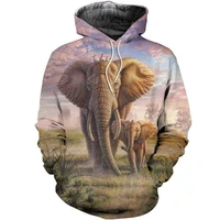 elephant family 3d all over printed hoodies men women casual sweatshirt autumn winter fashion jackets