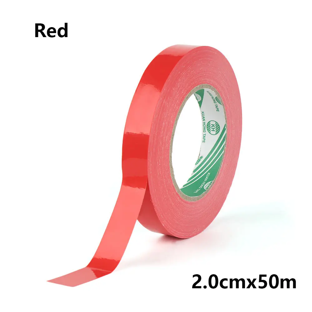 2.0cmx50m-red 1 шт. многоцелевой самоклеющийся Прочный красочный резиновый силиконовый ремонт водонепроницаемый склеивающий скотч спасательный самоплавящийся провод - Цвет: 2.0cmx50m-red