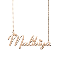 malikiya name necklace custom name necklace for women girls best friends birthday wedding christmas mother days gift