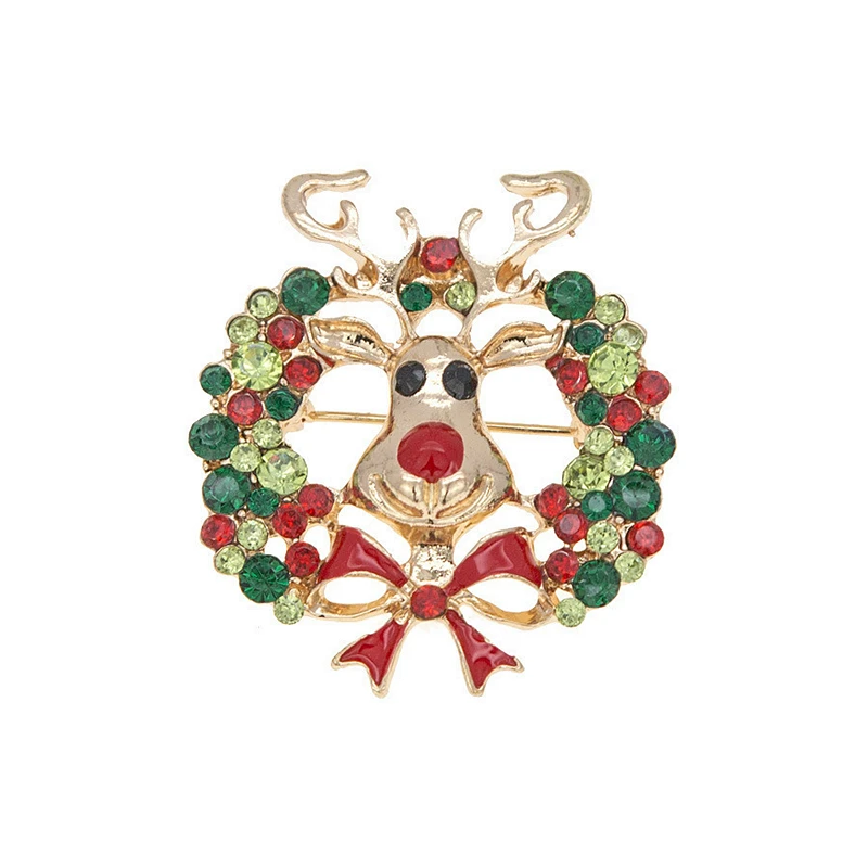 Милые рождественские украшения броши для женщин и девушек украшение вечеринки в