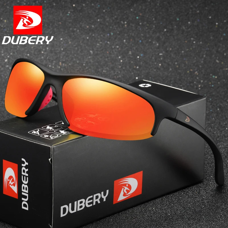

Dubery Unisex Polarized Protective Safety Sunglasses Goggles UV400 New Trendy Shades Gafas de sol Stylish Men Women with Case